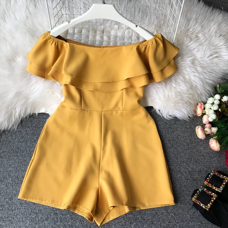 ALPHALMODA Тип высокой талией узкие гофрированные комбинезоны Высокая талия широкие брюки с широкими штанинами модные однотонные женские костюмы