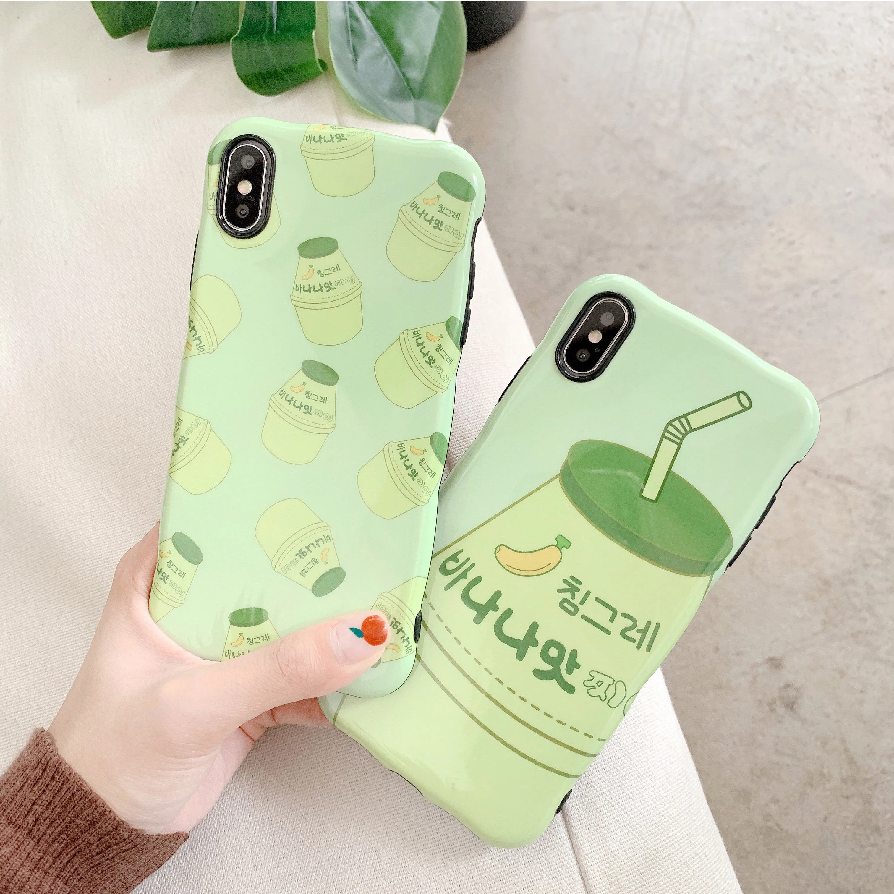 Summer Fruit Watermelon Waved Edge Phone Cover For iPhone 7 Case Silicone 8 plus 6 s xr Cases Luxury X Xs max Avocado |