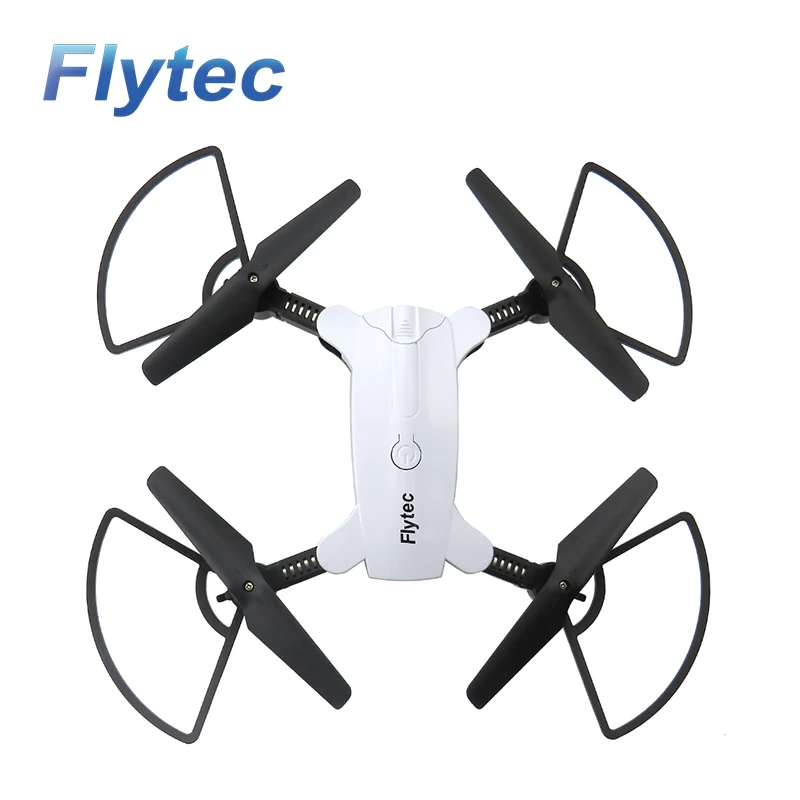 Flytec T17 Складная двойная Wi Fi FPV Follow me (следуй за мной селфи Квадрокоптер с