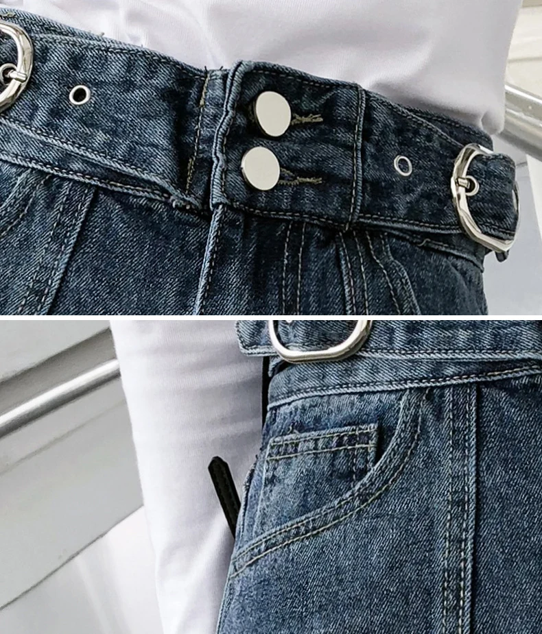 

2019 Newest High Waist Harajuku Shorts Womens High Waist Summer Autumn Female Hot Pants Loose Sexy Cowboy Jeans Shorts D320