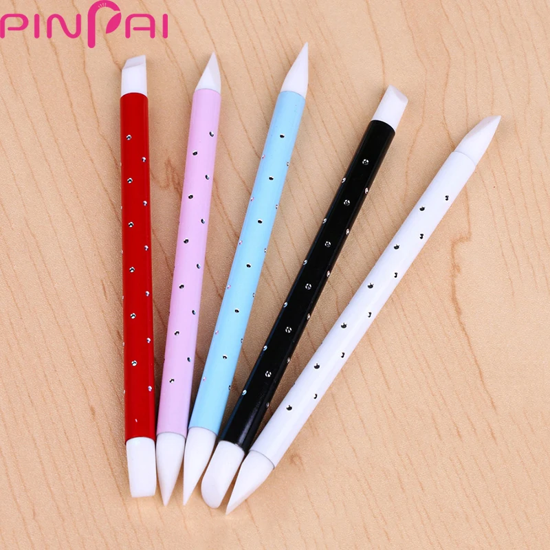 PinPai новейший стиль дизайн ногтей полый резьбовой Карандаш 5 шт./лот силиконовые
