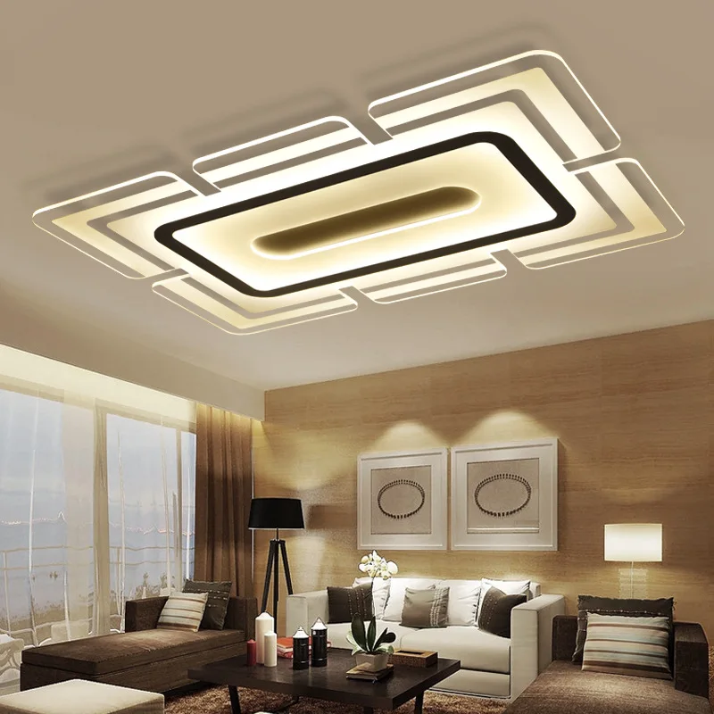 EuIgnis 110 220 В ультра тонкие прозрачные светодиодный свет для дома Plafonnier Moderne Luminaria Teto