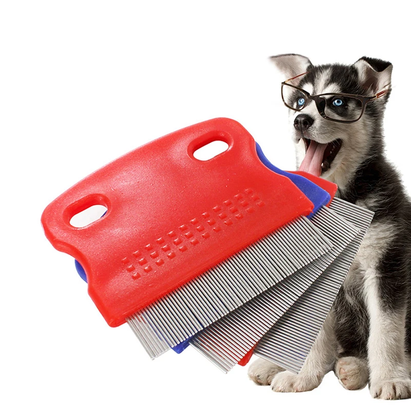 Зубчатая Расческа для питомцев собак кошек блох инструмент удаления мусора