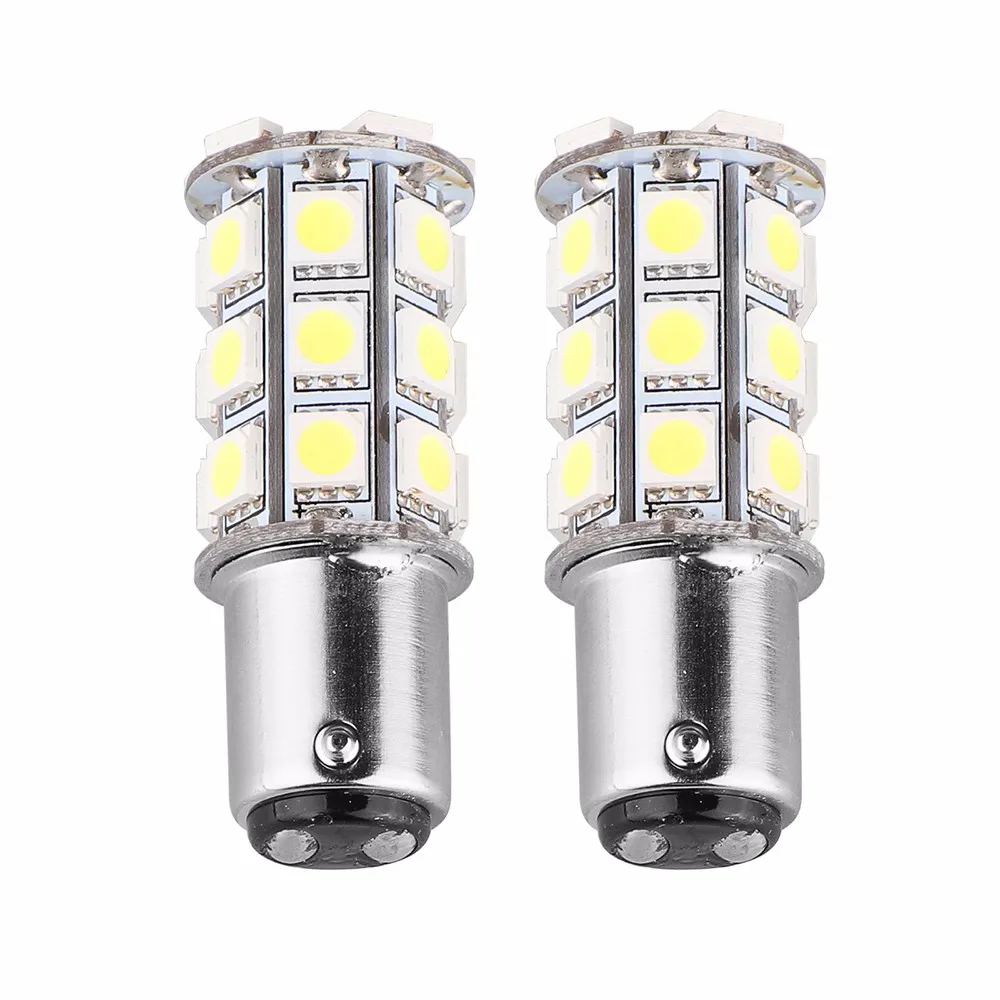 2 предмета DC 12V P21/5 Вт 1157 BAY15D SMD 27 Светодиодный автомобиль хвост светильник s стоп
