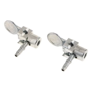 Зажим для автомобильного воздушного насоса, зажим для шин, клапан для накачивания шин грузовиков, соединитель для шланга 0,32 дюйма, 8 мм, 1 пара