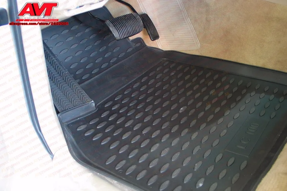 Коврики для Toyota Land Cruiser 100 1998 2007 3 шт. резиновые коврики Нескользящие аксессуары