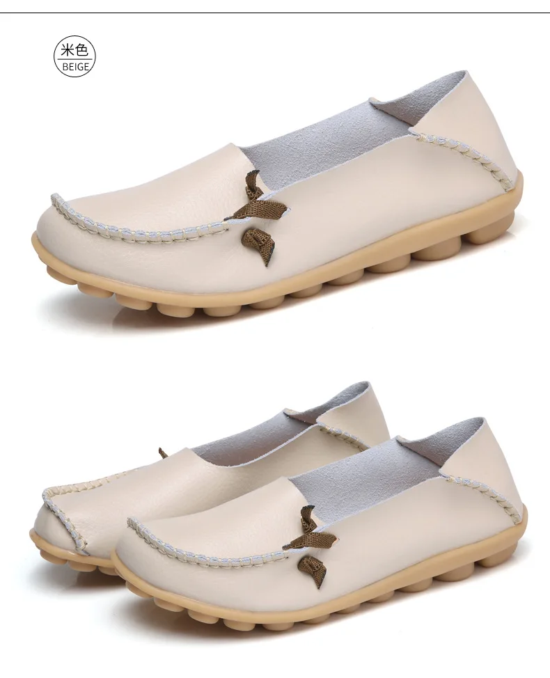 Обувь из натуральной кожи; женская обувь на плоской подошве; мокасины; zapatos mujer; лоферы из мягкой кожи; женская повседневная обувь на плоской подошве; большие размеры 35-44