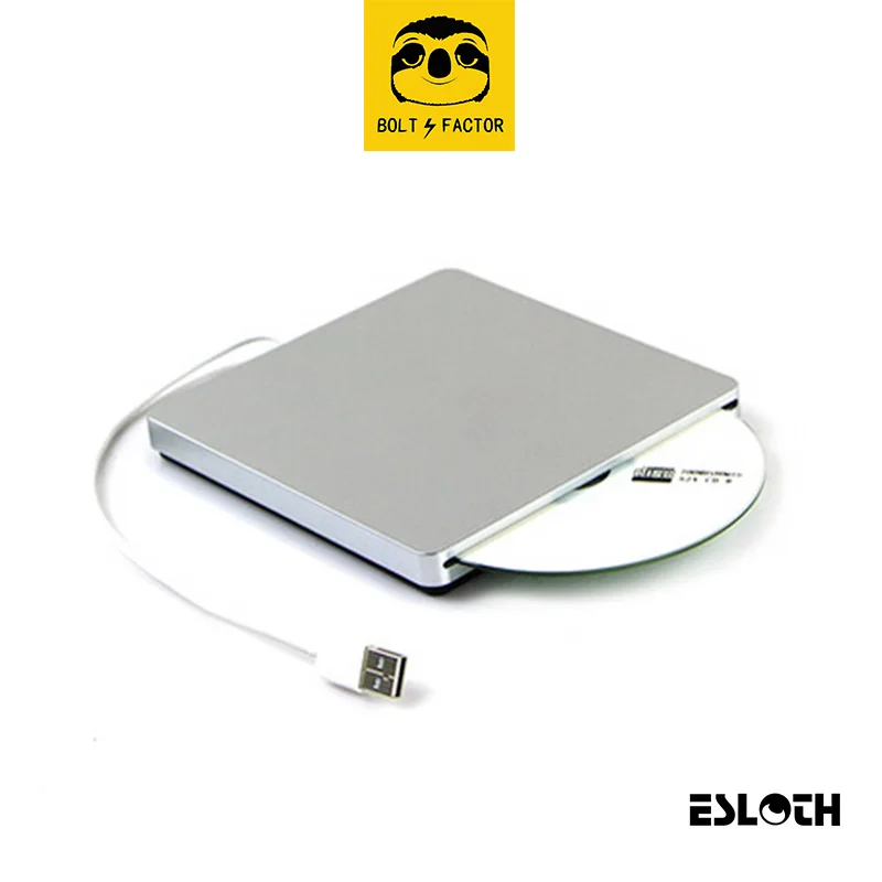 Чехлы для оптических дисков ESLOTH R7 портативный USB CD DVD-Rom SATA внешний тонкий чехол
