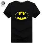 Новое поступление, модные футболки с Бэтменом, мужские футболки с круглым вырезом и коротким рукавом, топы, Прямая поставка, летняя Модная брендовая футболка