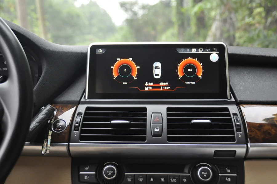 Автомагнитола Navirider Android 9 0 gps плеер для BMW X5 E70 X6 E71 навигация сенсорный экран