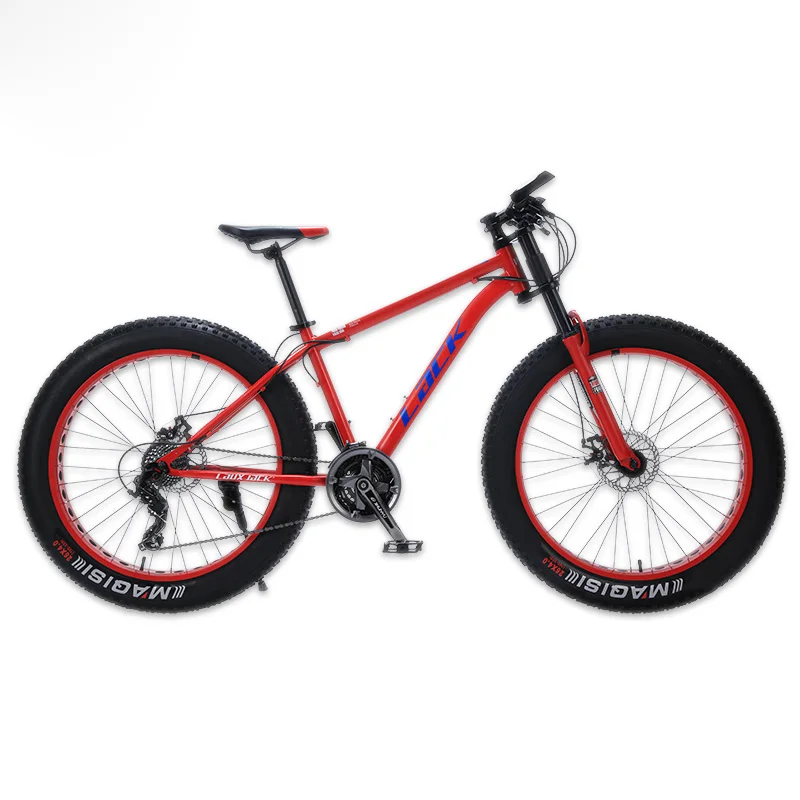 LACK Горный велосипед стальная рама 24 скорости Shimano дисковые тормоза 26&quotx4.0 колёса