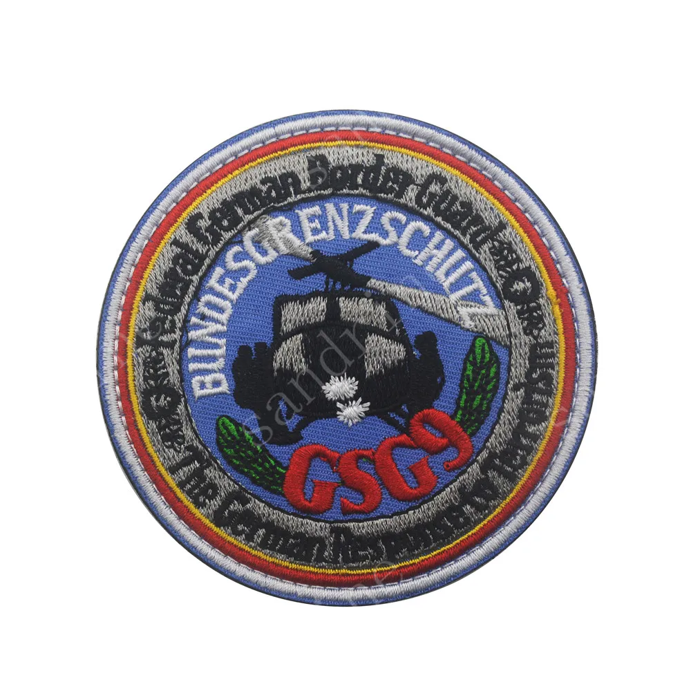 Германия GSG9 военные армейские тактические нашивки с вышивкой для одежды эмблема