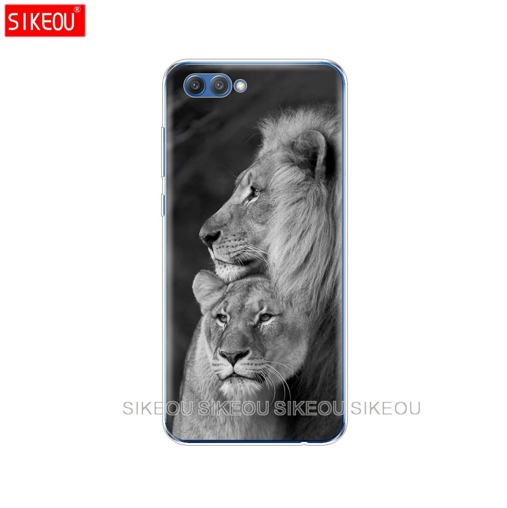 Силиконовый чехол для телефона Huawei Honor 10 V10 3c 4C 5c 5x 4A 6A 6C pro 6X 7X 6 7 8 9 LITE Lion tiger Модный