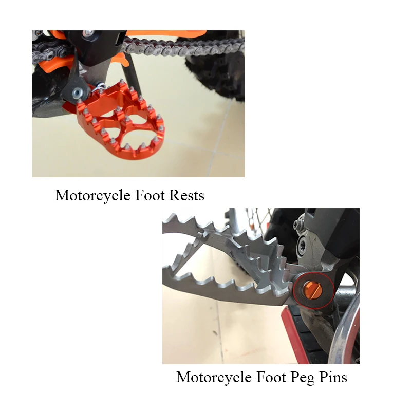 Подставки для ног колышки шпильки KTM EXC SXF EXCF XCF SX XC XCFW XCW 125 200 250 300 350 400 450 525 65 50 85 Freeride