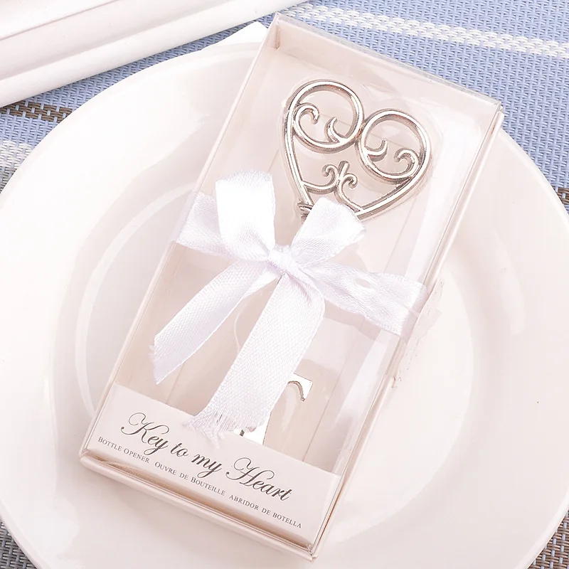 30 шт./лот Серебряный винтажный креативный ключ в форме сердца открывалка для пива