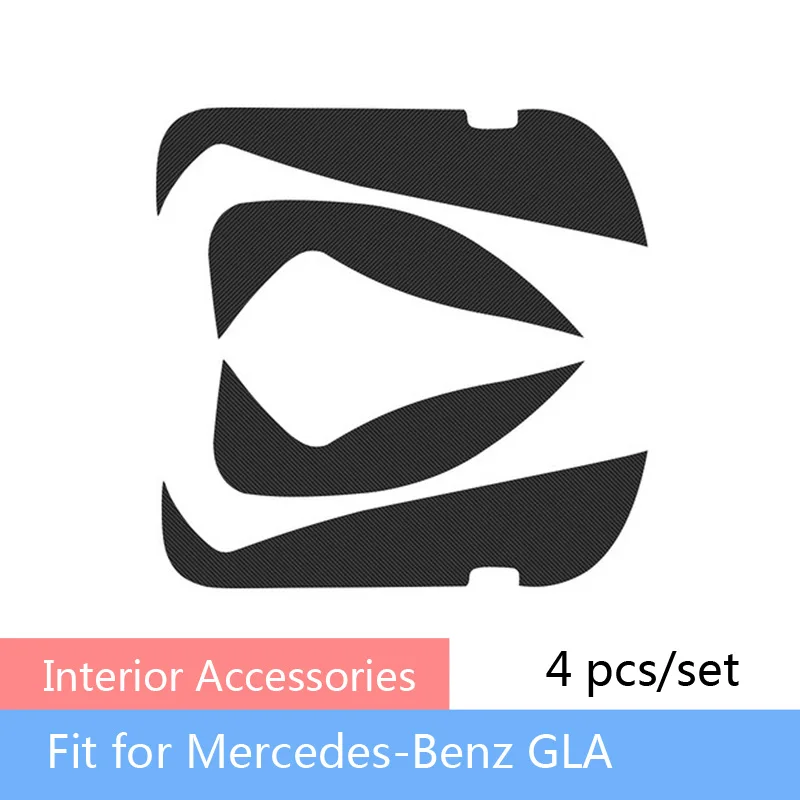 NOANS Авто двери Анти Удар коврик наклейки для Mercedes Benz C Класс W205 E класс W213 A C E CLA GLA GLE GLC класс - Название цвета: For GLA