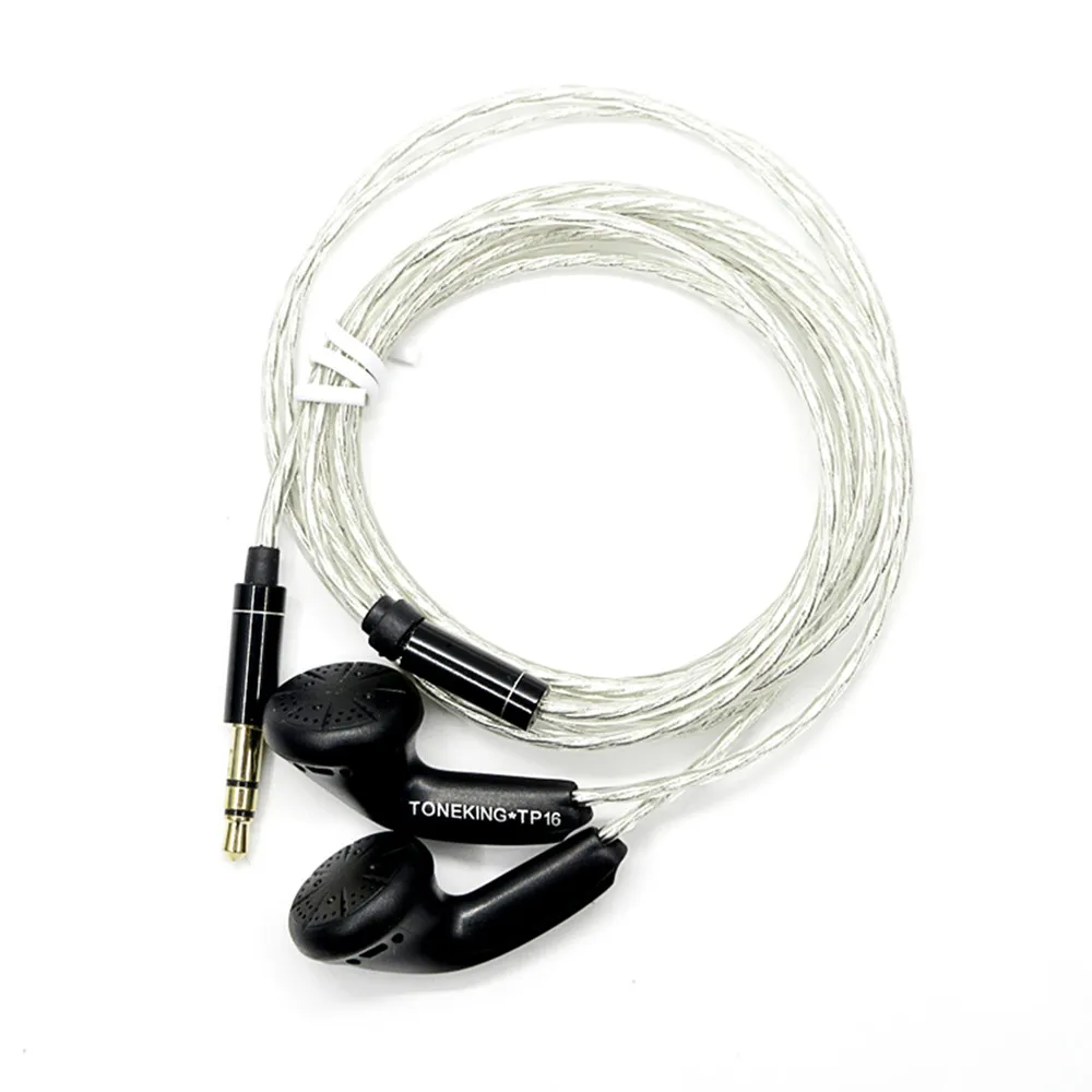 TONEKING TP16 32 Ом 3 5 мм наушники вкладыши с плоской головкой DYI HIFI басовые наушники|bass