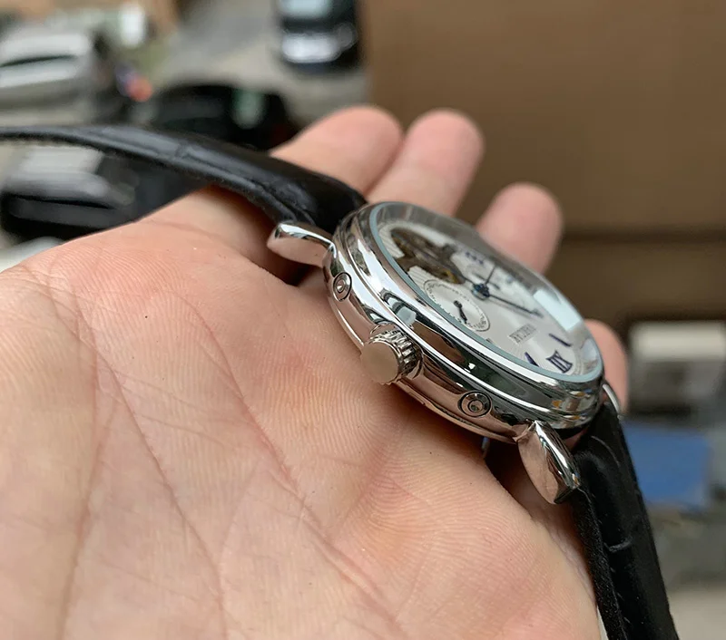 Роскошные Брендовые Часы VAKCAK Tourbillon, новые мужские механические часы с автоматическим перемещением, мужские часы из нержавеющей стали, наручные часы