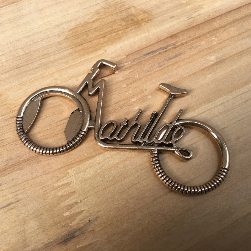 New Arrival Cute Fashionable Bike Bicycle Metal Beer Bottle Opener Creative Gift Wedding Anniversary Party Keychain | Дом и сад