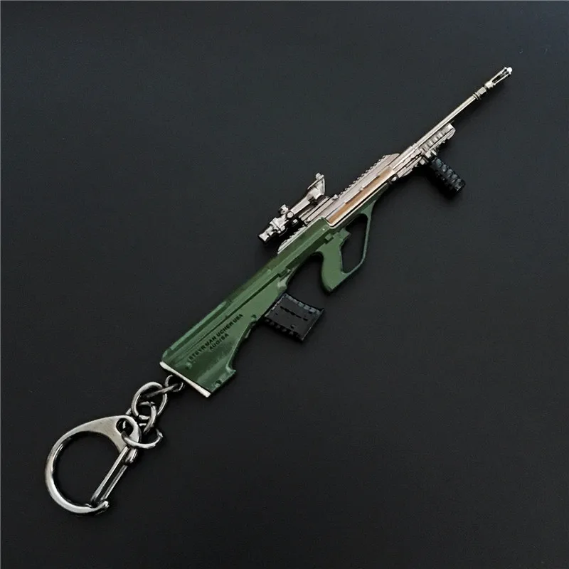 Брелок для ключей модель оружия PUBG 98K AWM VSS брелок из сплава размер 10 см оптовая