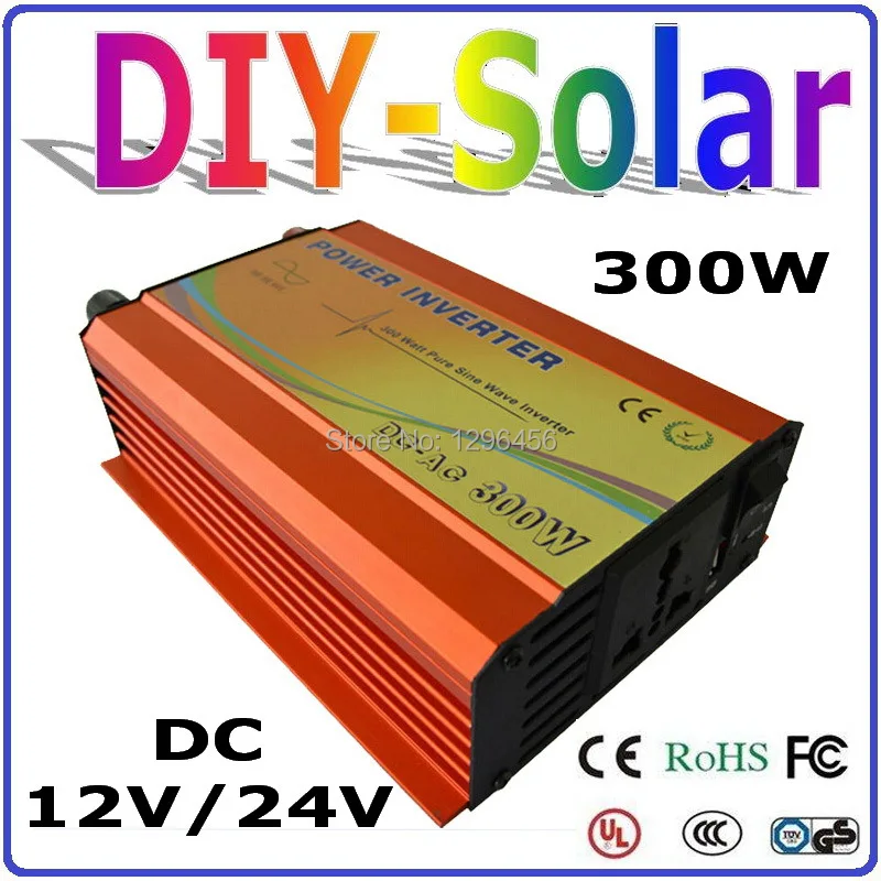 Несетевой инвертор 300 Вт немодулированный синусоидальный для солнечной и