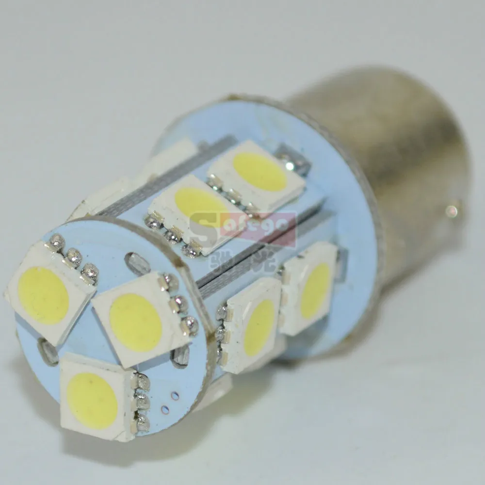 10 шт. 1156/1157 BA15S P21W 13 SMD led 1157 5050 13smd тормозной сигнал заднего хода поворота