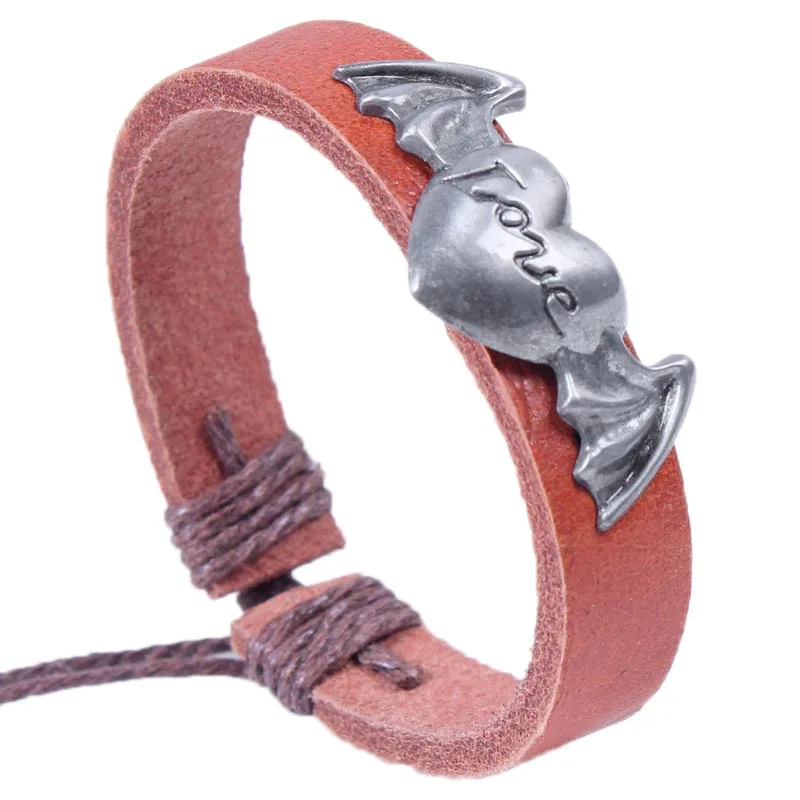 Женский и мужской браслет из натуральной кожи | Украшения аксессуары