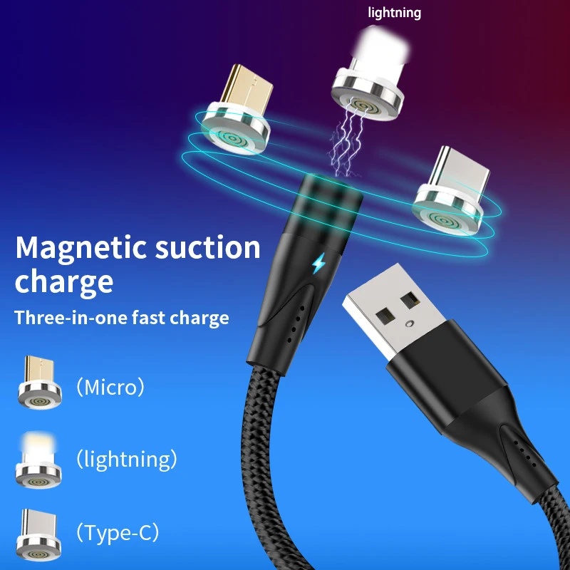 Магнитный кабель Micro USB Type C для iPhone XS X XR 8 7 Samsung S8|Кабели мобильных телефонов| |