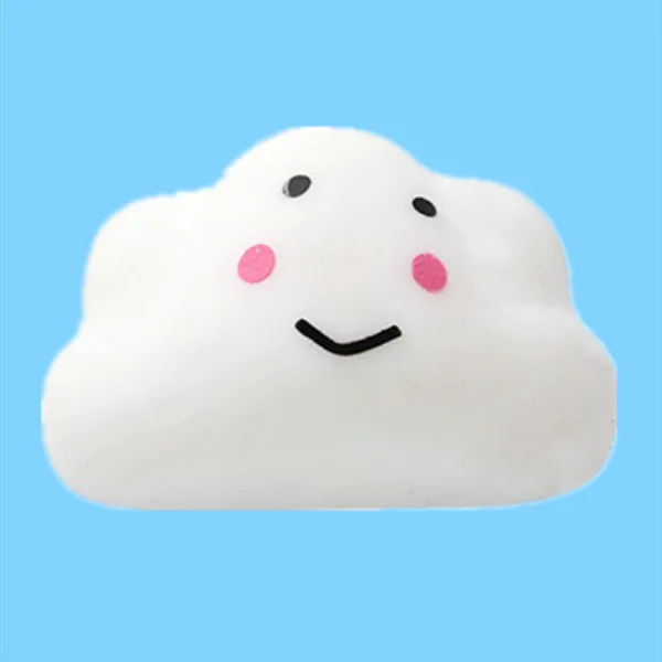cloud Симпатичные Mochi мягкие игрушки для вечеринки в честь Дня Рождения, игрушки для животных, антистрессовые мячи, мягкие липкие игрушки, игрушки для снятия стресса, детский подарок, Декор - Цвет: cloud