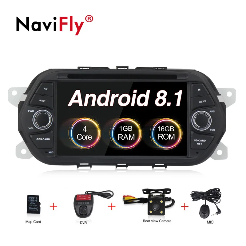 Car dvd camera DVR Android 8,1 автомобильный dvd-плеер gps навигация для Fiat Tipo Egea автомобильное аудио-радио FM wifi USB RDS BT MIC - Цвет: Car dvd camera DVR