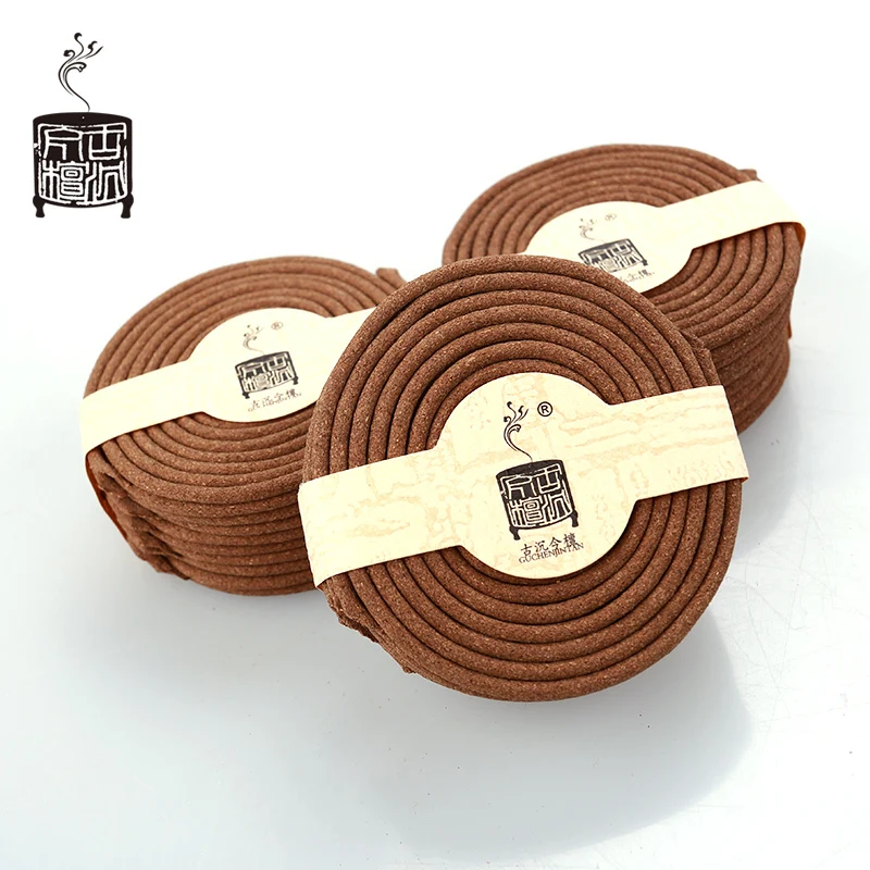 54 шт./кор. 2 часа Santenic Лаошан сандал благовония катушки Крытый натуральный ладан