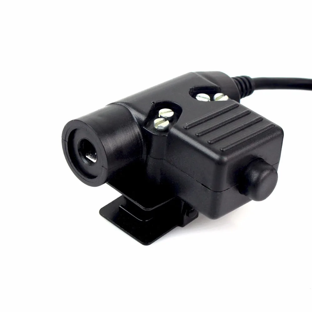 Тактическая Ptt Z Element Airsoft тактическая U94 гарнитура PTT для Motorola 2 Pin Военная
