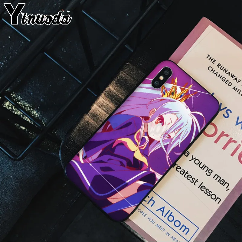 Yinuoda No Game Life черный мягкий резиновый чехол для телефона из ТПУ Apple iPhone 8 7 6 6S Plus X XS MAX