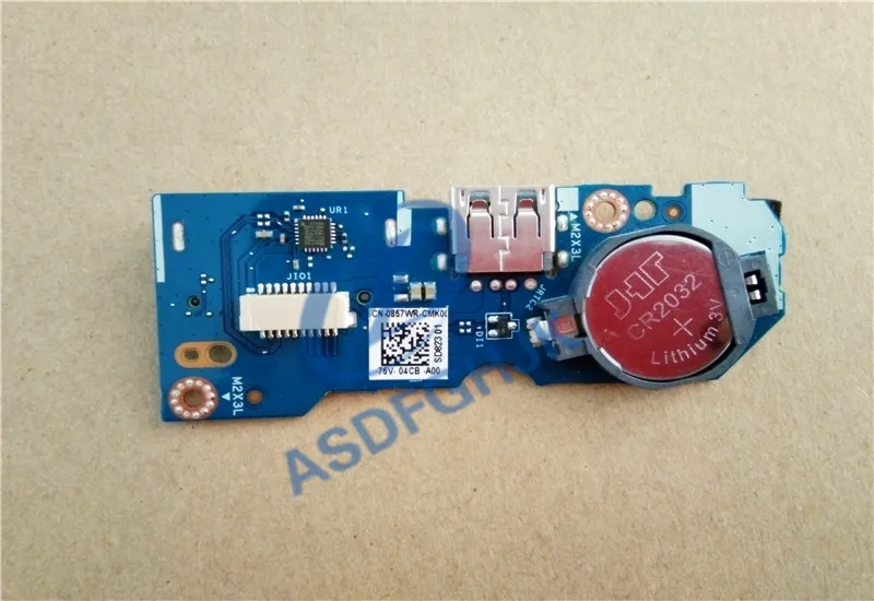 Original para Dell para Inspiron 15 7460 7560 Placa de Alimentação Botton io Placa Usb 0857wr 857wr Ls-d823p 100% Teste ok Cartões para acréscimos