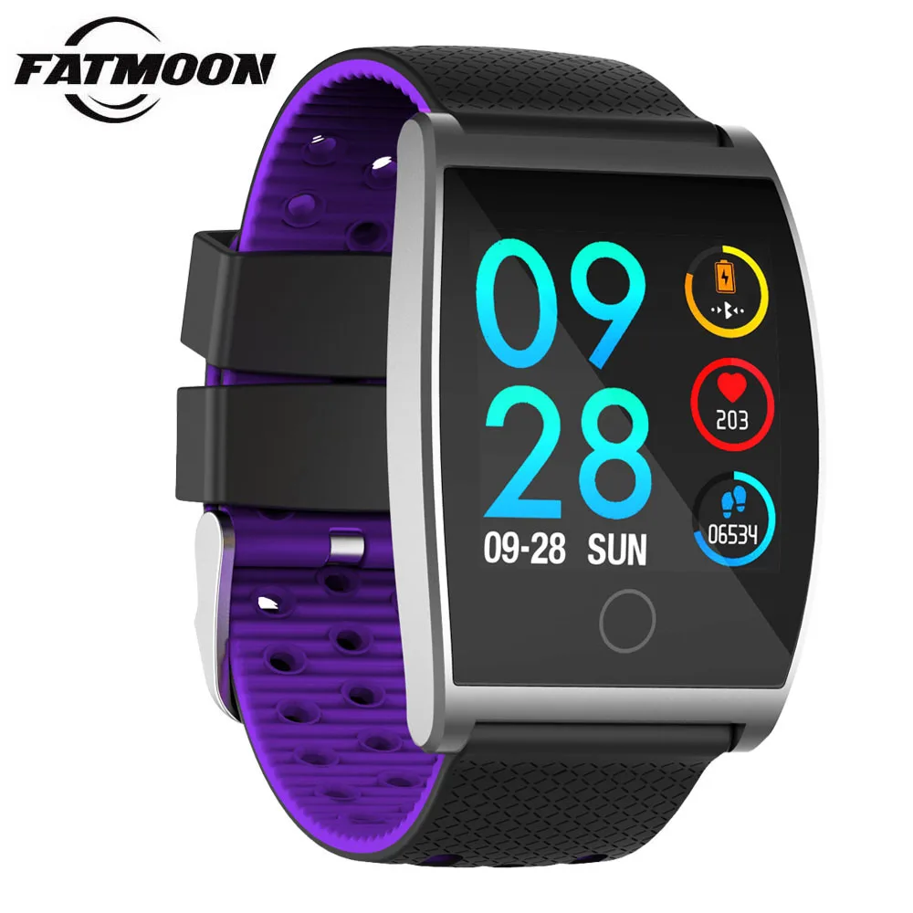 FATMOON QS05 Smart Браслет 1 3 дюйма Фитнес крови Давление монитор сердечного ритма IP67