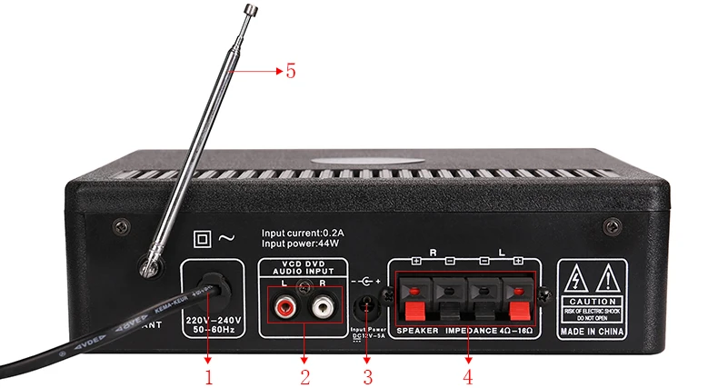 Kinter-009 профессиональный усилитель караоке аудио 2 канала питания AC220V DC Mic вход USB SD AUX FM радио paly стерео звук