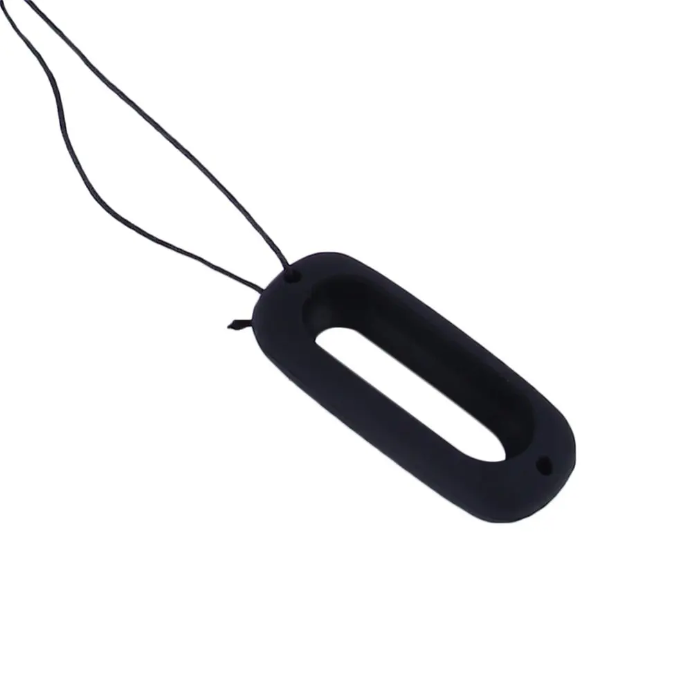 GENBOLI модное Силиконовое ожерелье Перевозчик кулон чехол для Mi Band 2 монитор