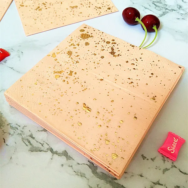 60 шт./лот, 25x25 см, маленькая бумажная салфетка, серебряная звезда, Коктейльные Вечерние салфетки для напитков, свадебные, юбилейные, вечерние, для крещения