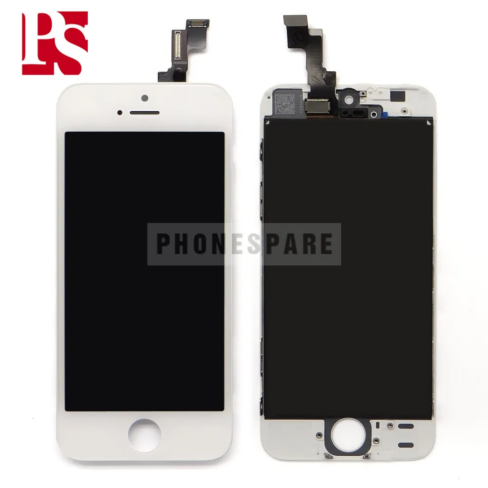 10 шт./лот Нет Dead Pixel Класса AAA Pantalla Для iPhone 5S Большой Упаковки Быстрая Доставка