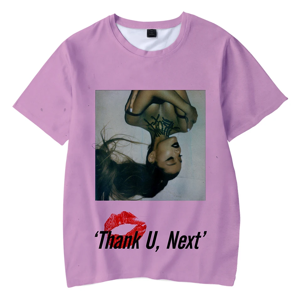 Детская 3D футболка Ariana Grande Повседневная для мальчиков и девочек модная мягкая с
