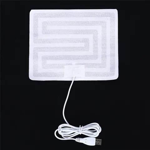 1 шт. 14*17,5 см 5 в USB носки с подогревом Углеродные волокна колодки с электрическим подогревом зимние теплые руки талии перчатки с подогревом - изображение