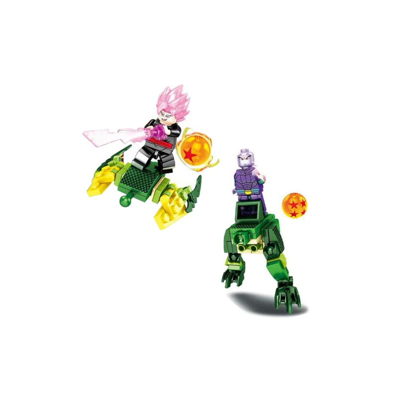 SY1236 Dragon Ball Super 8 в 1 призванный Shenlong Sun Wukong Vegeta Klinji даже вогнутый строительные блоки