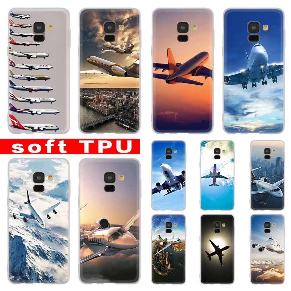Самолет fly путешествия небо облако чехол для Samsung A12/A20/A51/A70/A20s/A21s/A32/A50/A50s/A42/A52/A72 5G A8 A7