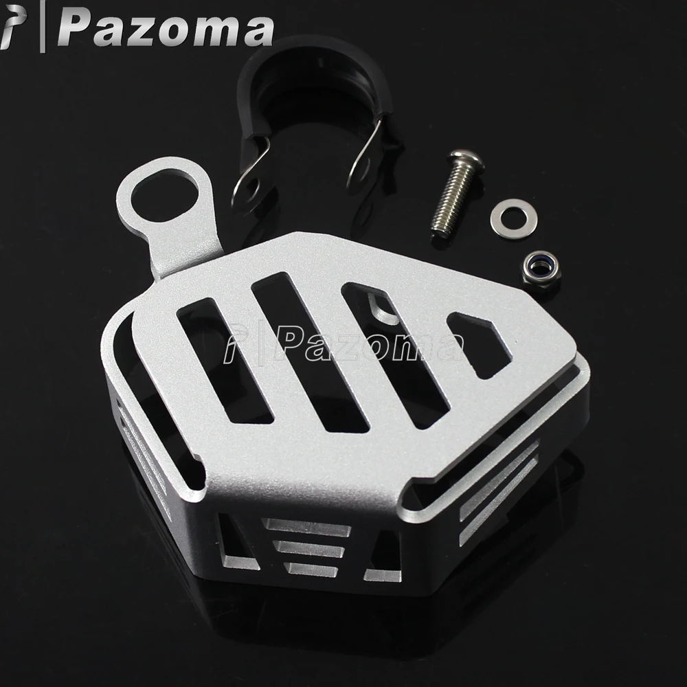 

Silver Aluminum Motorbike Front Reservoir Guard Set Motorcycle Reservoir Cover Protector For BMW R1200GS Adventure 2013-2016