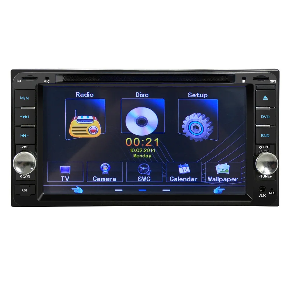 2 din GPS автомобильное радио 7 &quotHD плеер MP5 сенсорный экран цифровой дисплей Bluetooth