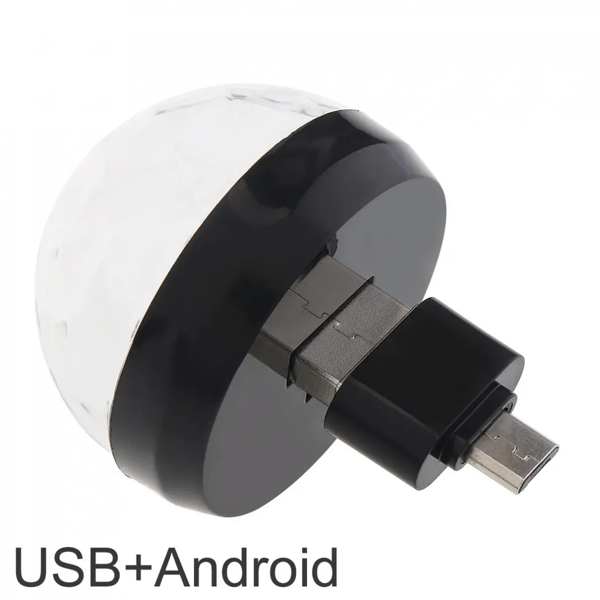 Мини USB led Sound Active вечерние светильник s Портативный хрустальный шар для дома