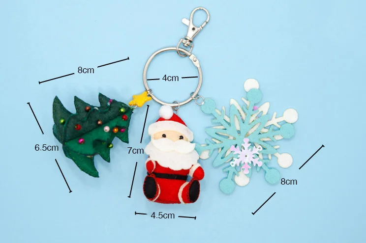 Ручная работа рождественский стиль брелки сделай сам швейная женская подвеска