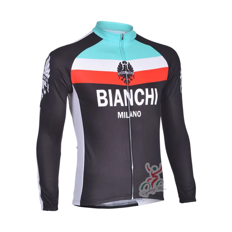 bianchi 2013 Cycling team Jersey Winter Fleece Thermal Long Sleeve bike Cycle clothes wear|clothes source|wear leather mini skirtclothes cat |