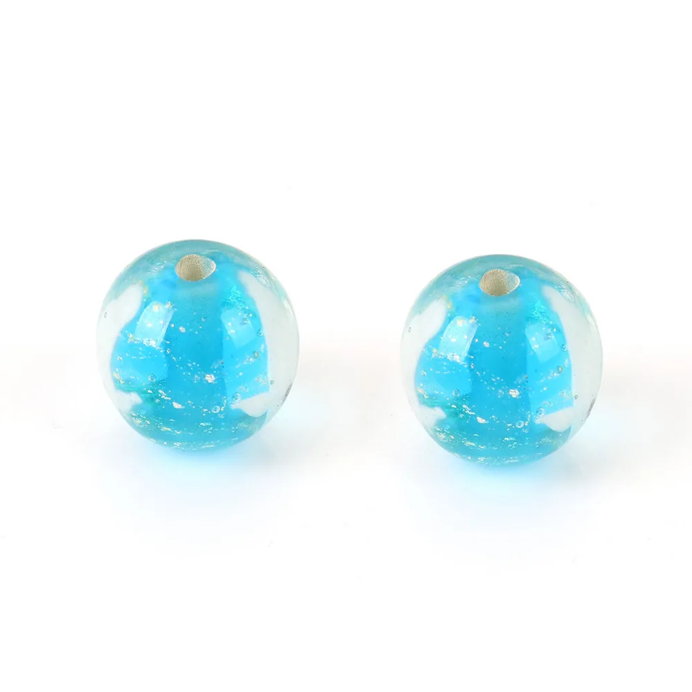 DoreenBeads лэмпворк стеклянные бусины в японском стиле круглые с узором виде