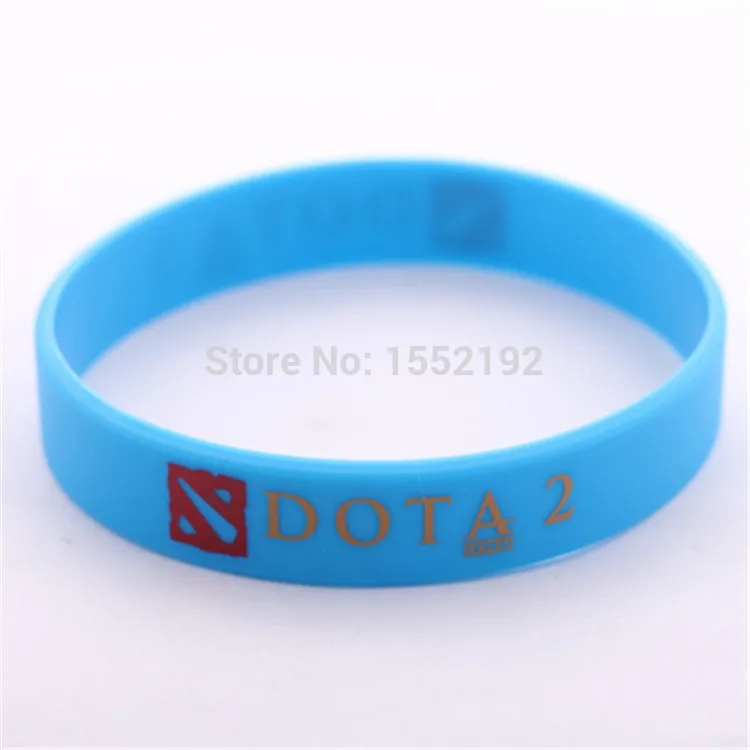 Free Shipping Hot Sale RPG Game Dota2 logo Silicone Gel Bracelet Wristband | Украшения и аксессуары